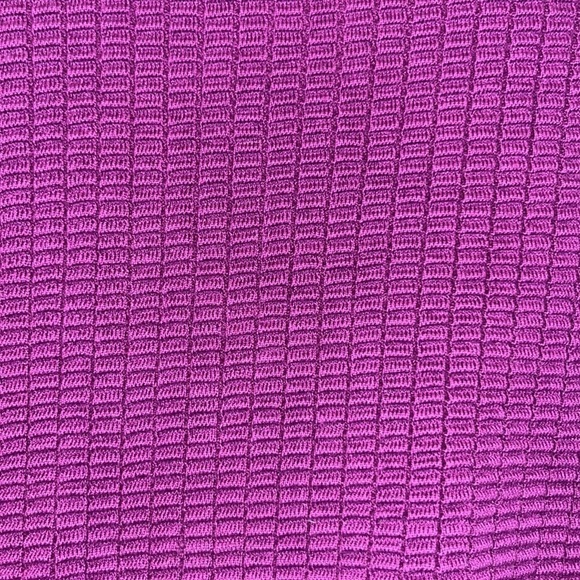 Ted Baker London beautiful vibrant purple cotton blend waffled sweater XL (6) - Picture 10 of 10